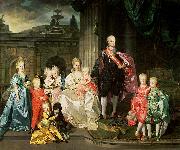 Johann Zoffany Grand Duke Pietro Leopoldo of Tuscany with his Family Sweden oil painting artist